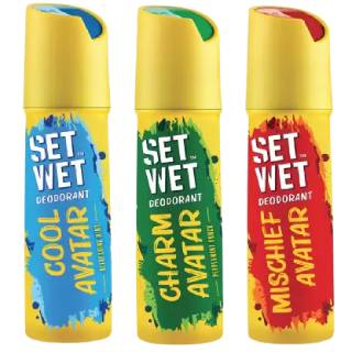 Pack of 3 Set Wet Deodorants 150ml*3 at Rs.242 only